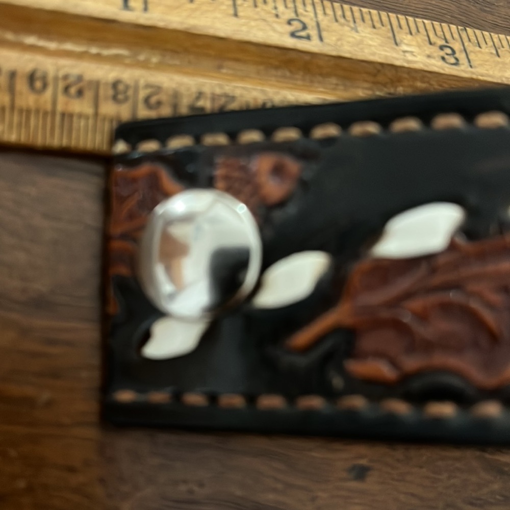 Leather snap Bracelet - Picture 5 of 7